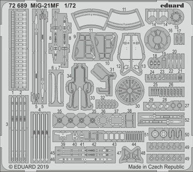 Eduard 72689 1/72 for EDU Photo Etch Detail Set