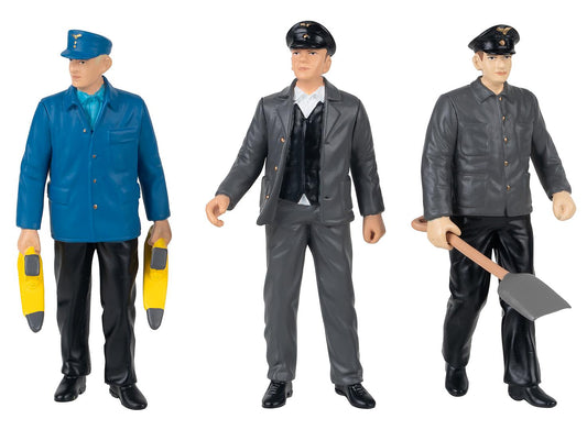Pola 331523 G Scale German Railway Depot Staff 3-Pack