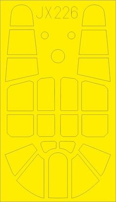 Eduard JX226 1/32 Mask Aircraft- P40F for TSM
