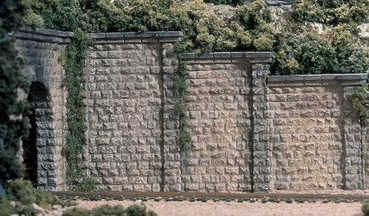 Woodland Scenics C1259 HO Scale Cut Stone Retaining Wall