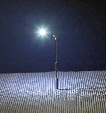 Faller 272220 N Scale LED Streetlight Lamppost, Cold White