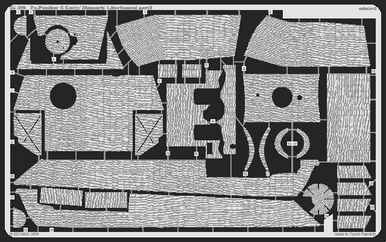 Eduard 35393 1/35 Pz V Panther G Early Zimmerit 1 Horizontal for TAM