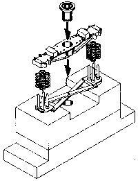 Kadee 715 HOn3 Scale Truck Assembly Fixture -- For HOn3 Trucks