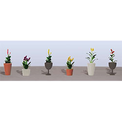 JTT Scenery 95571 Ho Flower Plants Potted #4