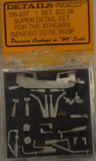 Details West 297 HO SD75i, BNSF Athearn Genesis Detail Set