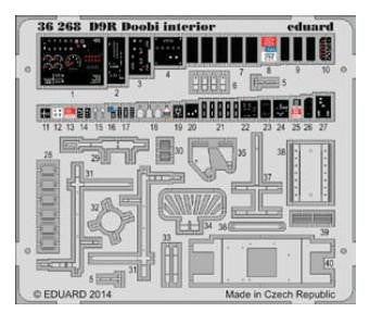 Eduard 36268 1/35 Armor Doobi Interior for MEN (Pre-Painted)