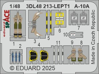 Eduard 3DL48213 1/48 A-10A SPACE SPACE for GREAT WALL HOBBY Kit