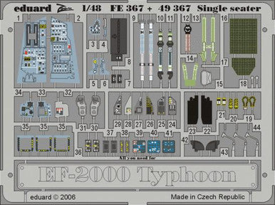 Eduard FE367 1/48 EF-2000 Typhoon Single Seater for Revell