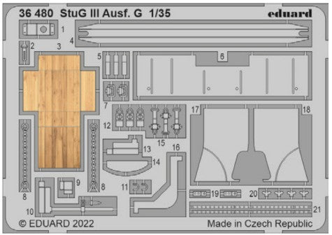 Eduard 36480 1/35 Armor- StuG III Ausf G for MNA