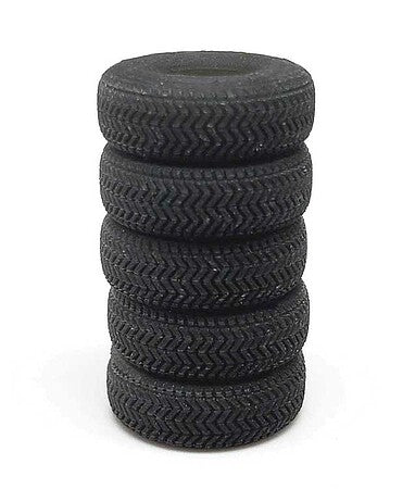 All Scale Miniatures 1600972 N Scale Tire Stacks -- Unpainted 3D Printed Parts pkg(5)