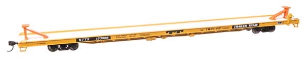 Walthers Mainline 5741 HO Scale 89' Channel Side Flatcar - Ready to Run -- Trail