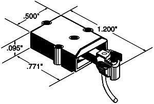 Kadee 804 O Scale Acetal Plastic Couplers w/Metal Springs -- 1 Pair