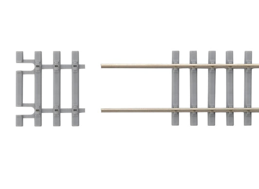 Piko 55151 HO Scale Concrete Tie Flex End Ties 31mm, Box of 12