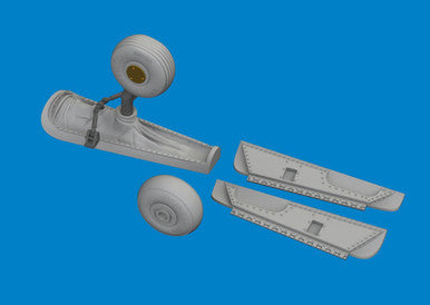 Eduard 6481143 1/48 P-40N Tail Wheel Bay PRINT