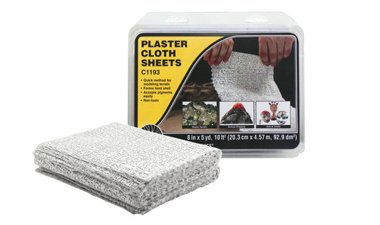 Woodland Scenics C1193 All Scale Plaster Cloth Sheets