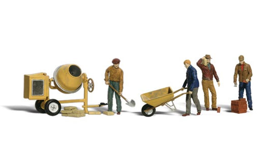 Woodland Scenics A2173 All Scale Masonry Workers - N scale
