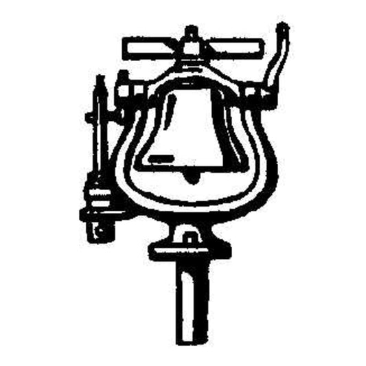 Cal Scale 328 Ho Bell W/Anti-Rotation Bar