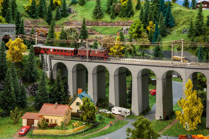 Faller 222599 N Scale Double-Track Straight Stone Viaduct Kit