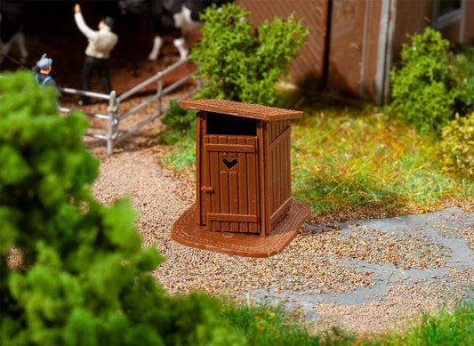 Faller 180988 HO Scale Outhouse Model Kit