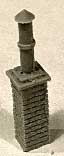 Bar Mills 2037 Ho Smokejack Chimney 1.4' 3Pk