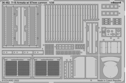 Eduard 36482 1/35 Armor- T15 Armata w/57mm Cannon for ZVE