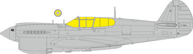 Eduard EX1089 1/48 P-40E TFace Canopy Mask Set MASK for EDUARD
