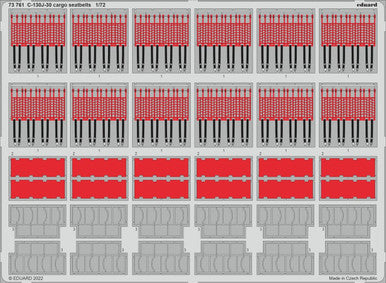 Eduard 73761 1/72 Seatbelts for ZVE (Pre-Painted)