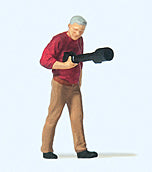 Preiser 28245 HO Scale Photographer with Super Zoom Lens Individual