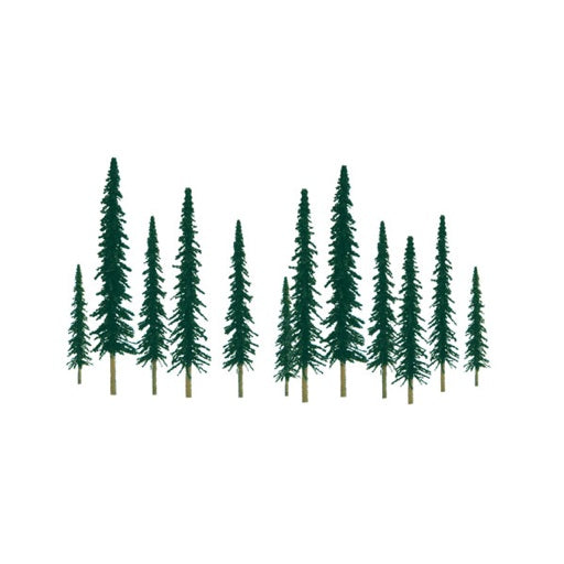 JTT Scenery 92011 Conifer 4' To 6' Ho Scale 24Pk
