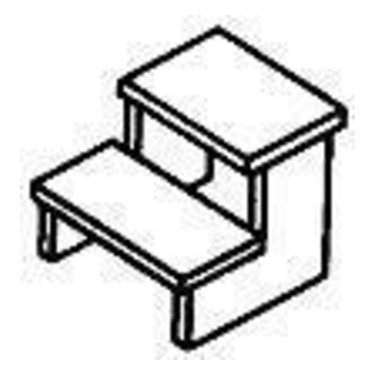 Alexander Scale 1207 HO Scale Stairs & Steps -- Short Step pkg(2)