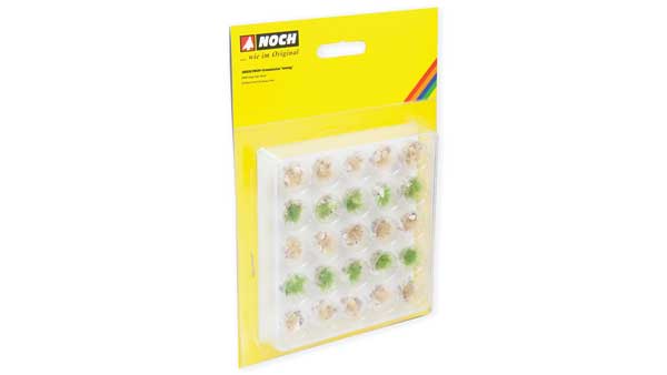 Noch 6920 A Scale Stony Grass Tufts - Profi -- White and Beige Stones pkg(25) 1/