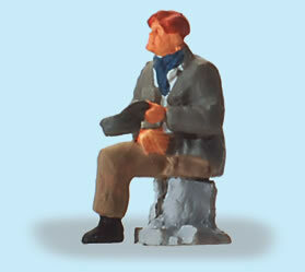 Preiser 29096 HO Scale People At Home Sitting Disabled Person