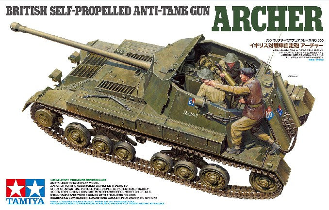 Tamiya 35356 1/35 British Archer Tank w/Self-Propelled Gun