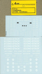 A Line Products 27704 HO Scale Twin-Stack Car Decals Atchison, Topeka & Santa Fe