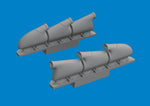 Eduard 672408 1/72 Spitfire Mk.V Three-stacks Exhaust Rounded PRINT