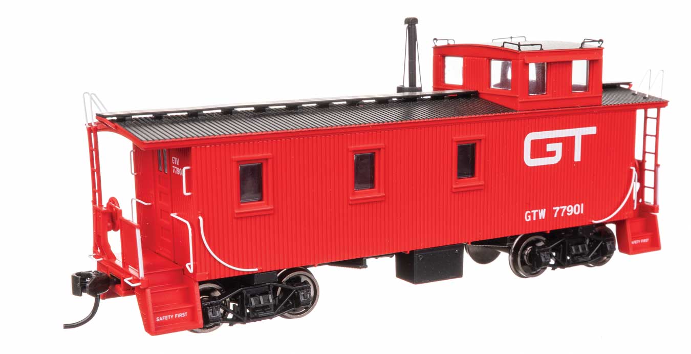 Walthers Proto 103264 HO Scale 30' GTW Style Wood Caboose with Offset Coupola -