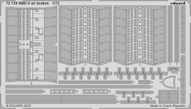 Eduard 72725 1/72 SBD-3 Air Brakes for Flyhawk