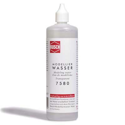 Busch 7580 A Scale Modeling Water -- Clear 8.5oz 250ml