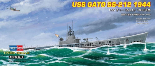 Hobby Boss 87013 1/700 USS Gato SS212 Submarine 1944