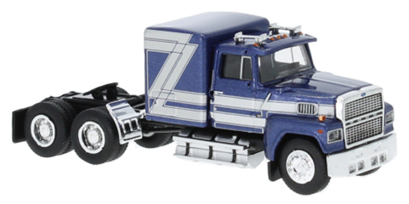 Brekina 85880 1/87 1978 Ford LTL 9000 Black Diecast Truck