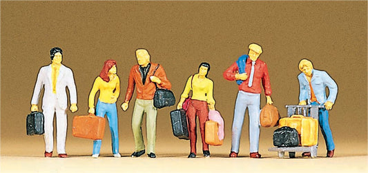Preiser 10115 HO Scale Standing / Walking Passengers Set