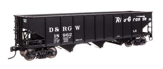 Walthers Mainline 910-56747 HO Scale 70-Ton AAR Hopper RTR DRGW #18962