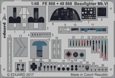 Eduard FE868 1/48 Beaufighter Mk.VI for Tamiya