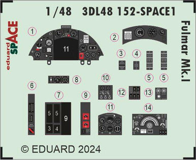 Eduard 3DL48152 1/48 Fulmar Mk.I SPACE Space