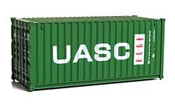 Walthers SceneMaster 949-8076 HO 20' Corrugated Container - UASC