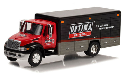 Greenlight 33240-C 1/64 Scale Optima Batteries - International Durastar 4400 Delivery Truck