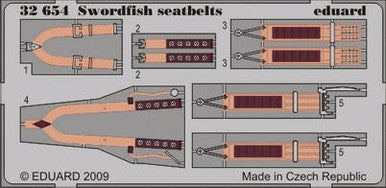 Eduard 32654 1/32 Seatbelts Swordfish for TRP (Pre-Painted)