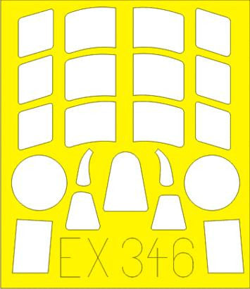 Eduard EX346 1/48 Mask Hurricane Mk.I for Italeri Canopy Mask Set