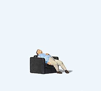 Preiser 28260 HO Scale Taking a Nap - Individual Figure Figure