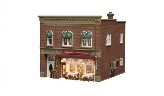 Woodland Scenics BR5055 HO Scale Emilio's Italian Restaurant